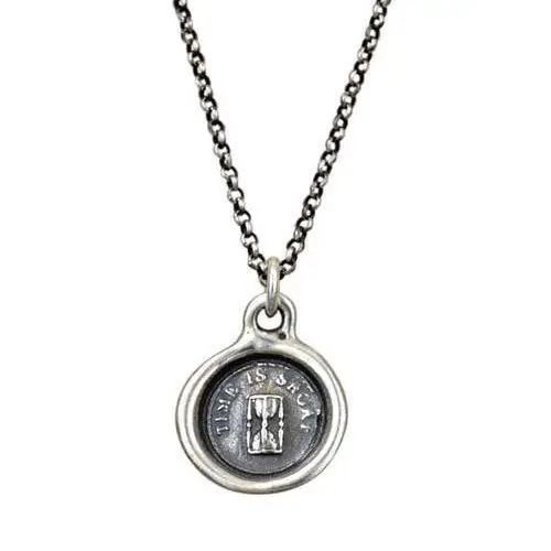 Hourglass Wax Seal Necklace