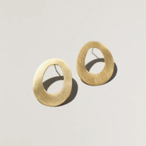 Oblong Form Earrings