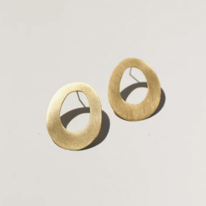 Oblong Form Earrings