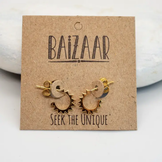 Mini Spiked Earrings