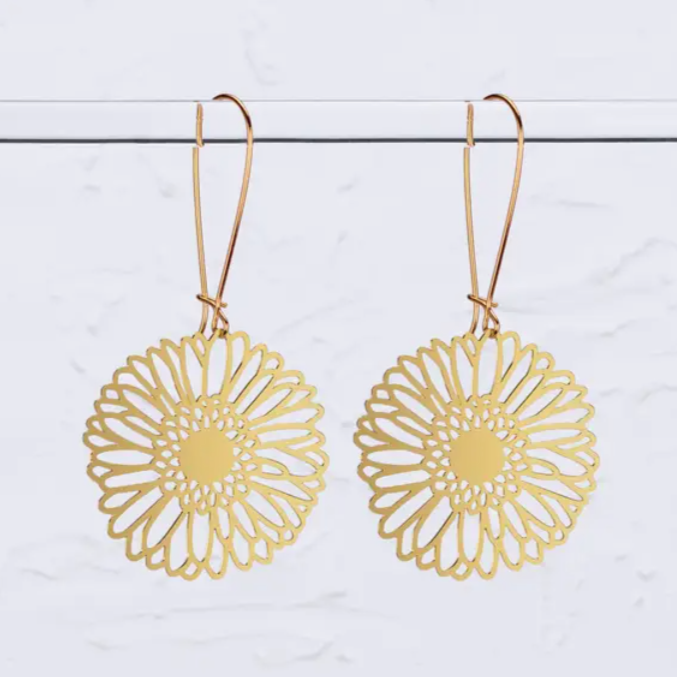 Gerber Daisy Earrings