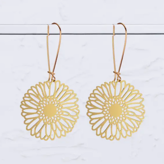 Gerber Daisy Earrings