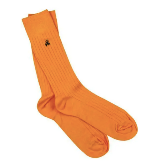Orange Bamboo Socks