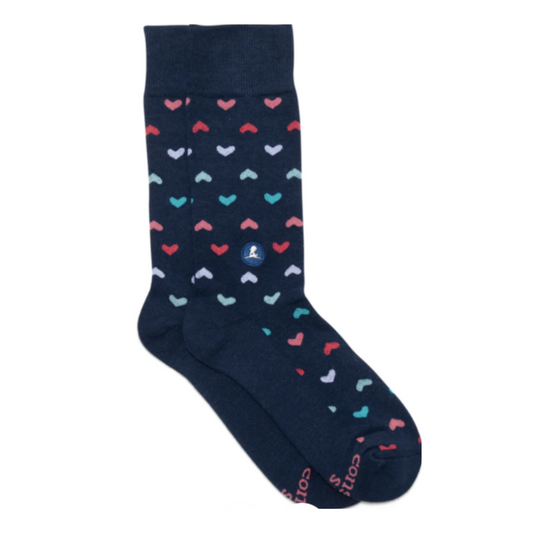 Socks That Find a Cure - Navy