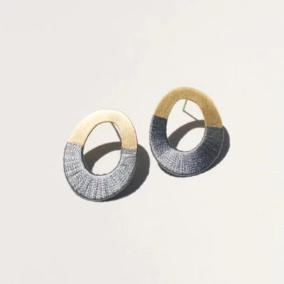 Oblong Form Earrings