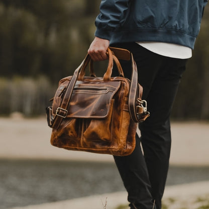 Buffalo Leather Pilot Bag