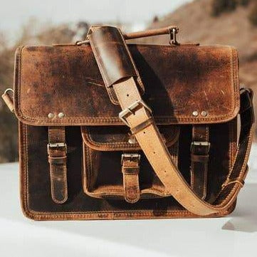 Buffalo Leather Satchel