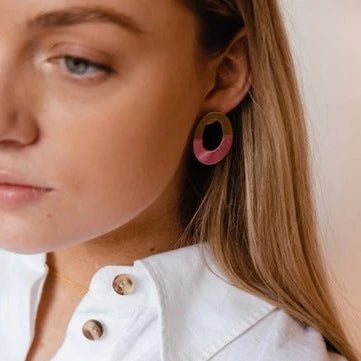 Oblong Form Earrings