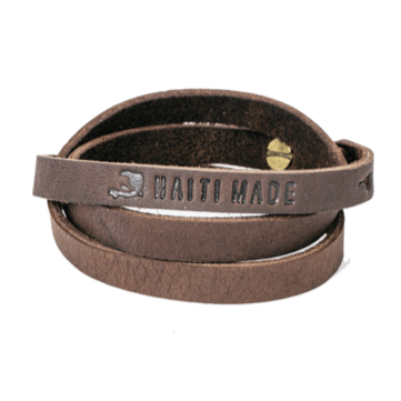 Thin Leather Wrap Bracelet