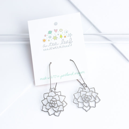 Succulent Earrings