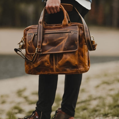 Buffalo Leather Pilot Bag