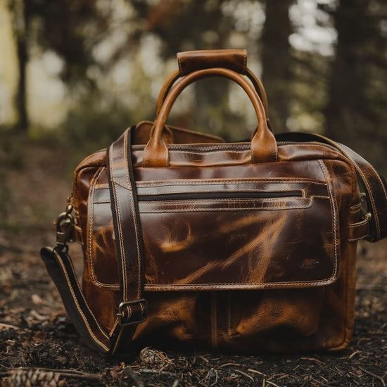 Buffalo Leather Pilot Bag