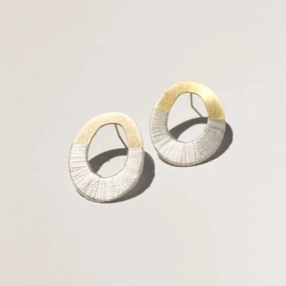 Oblong Form Earrings